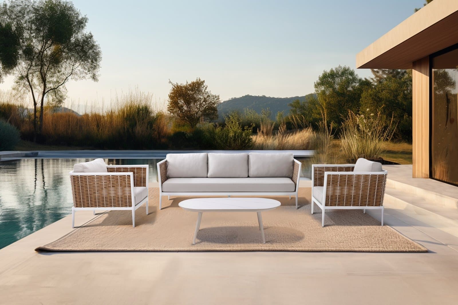 Casablanca Rattan Sofa