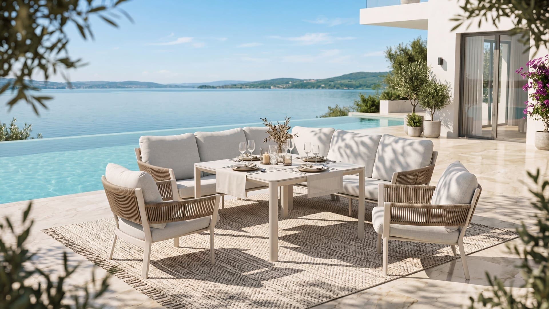 Mairin Sectional Sofa Set